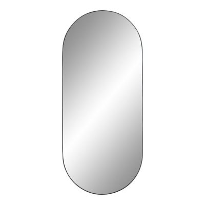 Miroir avec Cadre Jersey, Argent, Métal, 35x80x0,5 cm, EPIKASA