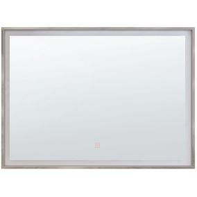 Miroir avec LED 80 x 60 cm ARGENS