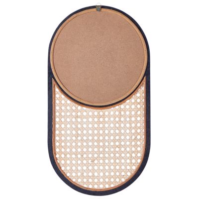 Miroir BALEAL 30 cm 56 cm Rotin Naturel