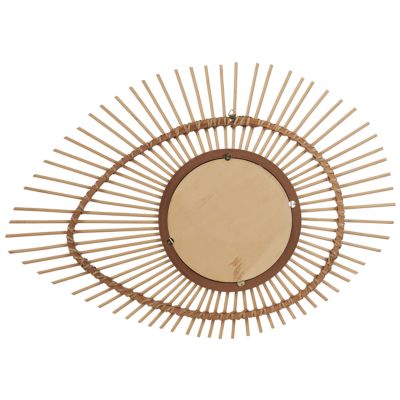 Miroir BARIO 63 cm 45 cm Bambou Naturel