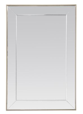 Miroir biseauté en bois EDME L.90 x l.60 cm