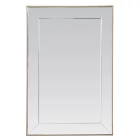 Miroir biseauté en bois EDME L.90 x l.60 cm