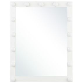 Miroir blanc 40 x 50 cm avec LED ODENAS