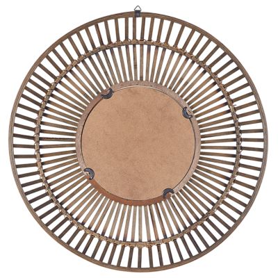 Miroir BLASITO 66 cm 66 cm Bambou Marron