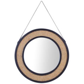 Miroir boho en rotin naturel CAMBRAI