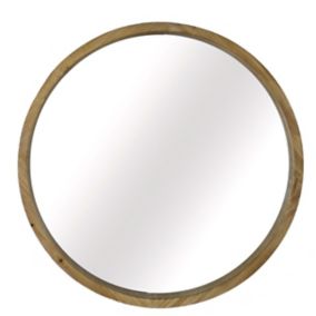 Miroir bois rond 61 x 5,5 x 91,5 cm