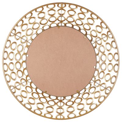 Miroir BOURDON 80 cm 80 cm Métal Doré