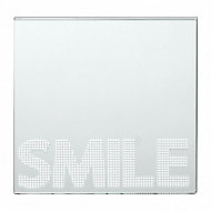 Miroir carré Smile 20 x 20 cm