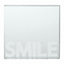 Miroir carré Smile 20 x 20 cm