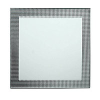 Miroir carré Black dots 20 x 20 cm