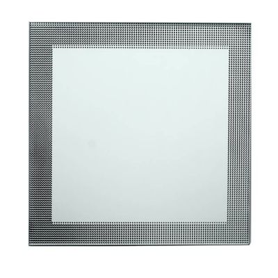 Petit Miroir Carré à Fixer - 12 X 12 Cm - Sans Encadrement - Occasion En Bon état