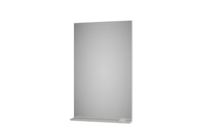 Miroir chauffant anti-buée rectangulaire lumineux LED avec rebord, station de recharge pour smartphone et brosse à dents, 50cm