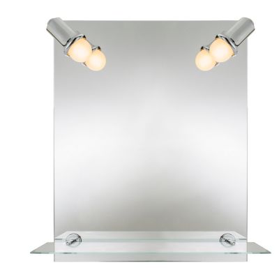 Miroir Eclairant Avec Une Etagere Cooke Lewis Clarach 50 X 60 Cm Castorama