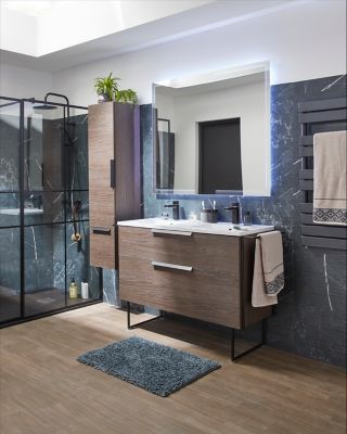 Miroir Eclairant Urban 120 X 100 Cm Castorama