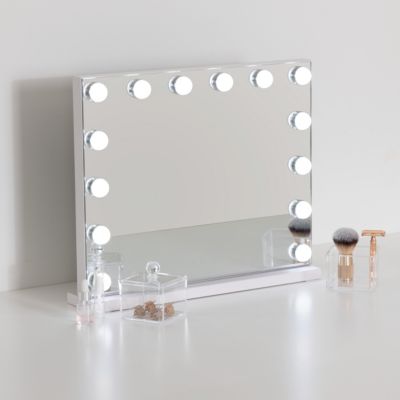 Miroir coiffeuse à poser éclairant LED l. 50 x H. 42,5 cm 5Five