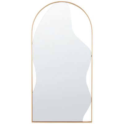 Miroir COLOMBIER 41 cm 81 cm Métal Doré