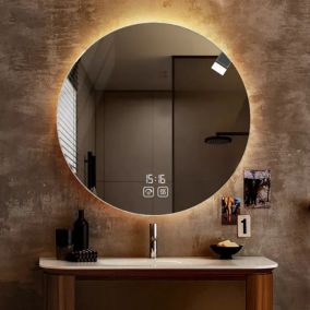 Miroir D60 cm lumineux, led antibuée, Rique