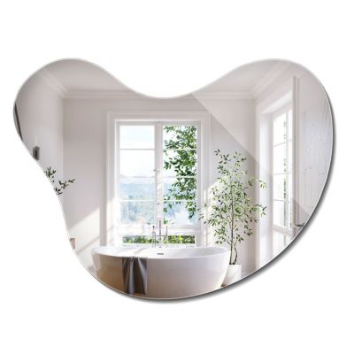 Miroir De Loft En Forme De Tache ArtPrintCave 60x62 cm Organique irrégulière Décoratif Pour Le Salon