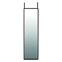 Miroir de porte noir l.20 x H.120 cm