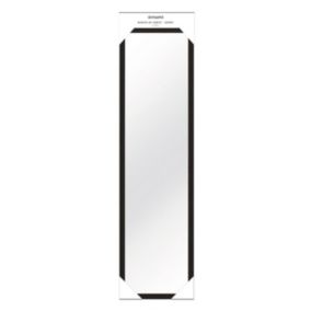 Miroir de porte Ornami noir l.30 x 12 x ep.1,5 cm