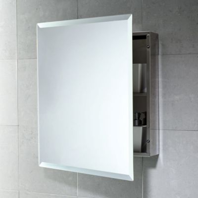 Miroir De Rangement Polyvalent Pour La Salle De Bain En Acier Inoxydable