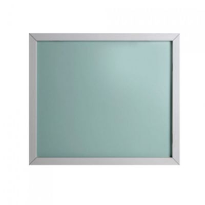 Miroir De Salle De Bain 60X70 Réversible Avec Lampe Chromée