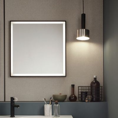 Miroir de salle de bain JACOB DELAFON Allure 60 x 60 cm, carré LED