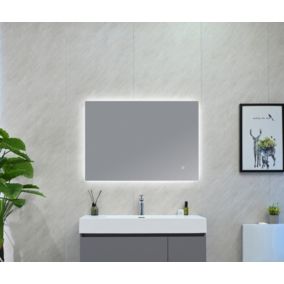 Miroir de salle de bain LED 110x60cm à luminosité variable LB-85070-110-60 LuxuryBain