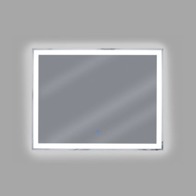 Miroir de salle de bain LED ARGENS 90 cm 70 cm Argenté