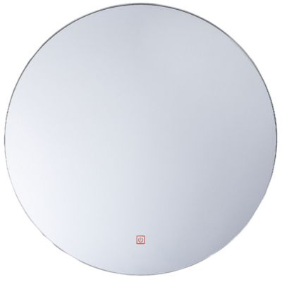Miroir de salle de bain LED CALLAC 60 cm 60 cm Argenté