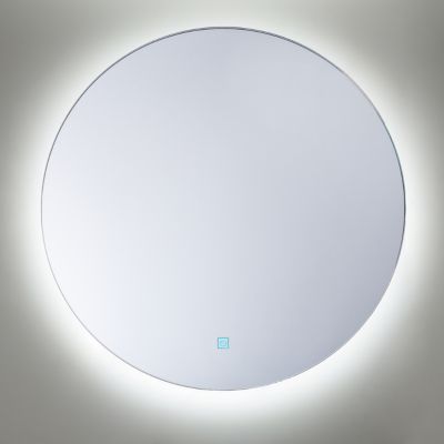 Miroir de salle de bain LED CALLAC 60 cm 60 cm Argenté