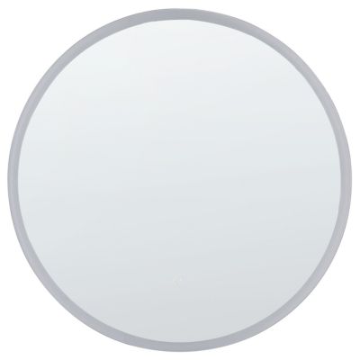 Miroir de salle de bain LED DEAUVILLE 79 cm 79 cm Argenté