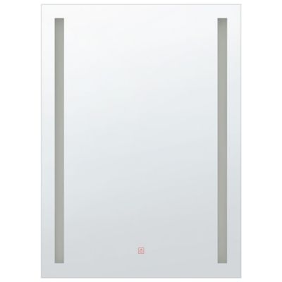 Miroir de salle de bain LED MARTINET 60 cm 80 cm Argenté