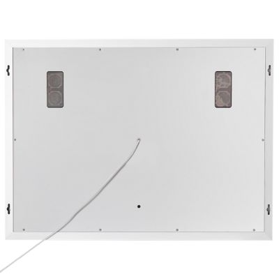 Miroir de salle de bain LED MONTARON 80 cm 60 cm Argenté