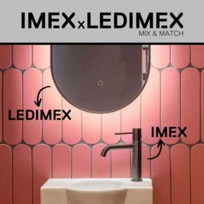 Miroir de Salle de Bain Lumineux LED 70x80 - Blanc Froid - SUECIA LEDIMEX