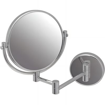 Miroir de salle de bain mural grossissant articulé SANINDUSA Luxe latéral face chrome