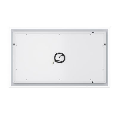 Miroir de salle de bain SIRHONA LED 1000x600x35mm, avec 3x amplificateur, tactile , affichage de l'heure, de la température