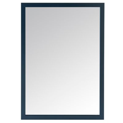 Miroir de salle de bains bleu mat l.70 x L.100 x ép.1,6 cm, GoodHome Perma