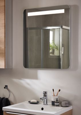 Miroir de salle de bains éclairant LED antibuée 60x70 cm, GoodHome Colwell