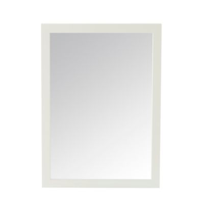 Miroir de salle de bains gris taupe mat l.70 x L.50 x ép.1,6 cm, GoodHome Perma