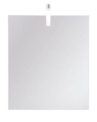 Miroir de salle de bains lumineux chrome IP44 l.60 x H.70 x P.10 cm, Opah