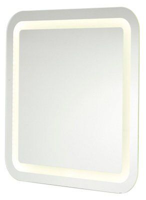 Miroir de salle de bains lumineux LED 60 x 60 cm, Cooke & Lewis Charlestown