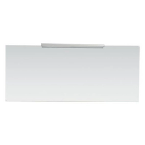 Miroir de salle de bains lumineux LED aspect chêne naturel 120 cm, Calao