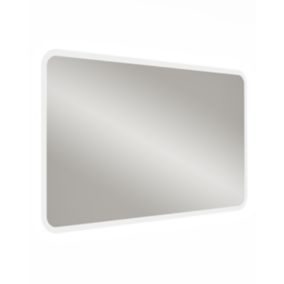 Miroir de salle de bain led tactile mural 3 en 1 éclairage blanc froid  chaud neutre anti buée miroir lumineux cosmétique de maquillage rond  diamètre 60 cm helloshop26 01_0000280 - Conforama