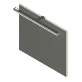 Miroir de salle de bains lumineux LED effet chêne l.60 cm, Calao