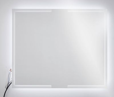 Miroir de salle de bains lumineux LED l. 120 x H.100 cm, Urban Decor