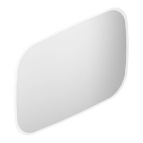 Miroir de salle de bains lumineux LED L110xH75xP2 cm, Alba