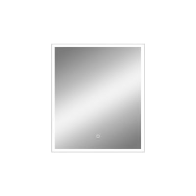 Miroir de salle de bains lumineux LED rectangulaire l. 60 x H. 70 cm MPGlass Bishop 2