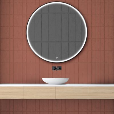 Miroir de salle de bains lumineux LED rond Ø 120 cm MPGlass Denver