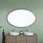 Miroir de salle de bains ovale H.76 x L.120 cm Kabayan